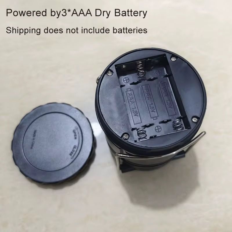 Foldable Emergency Light Camping Lantern LED Camping Lamp Portable Adventure Lamp Battery Operated With Handle_0