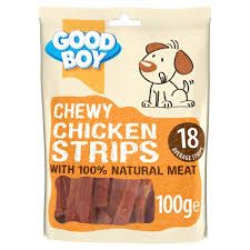 Chewy Chicken Strips - 100G_0