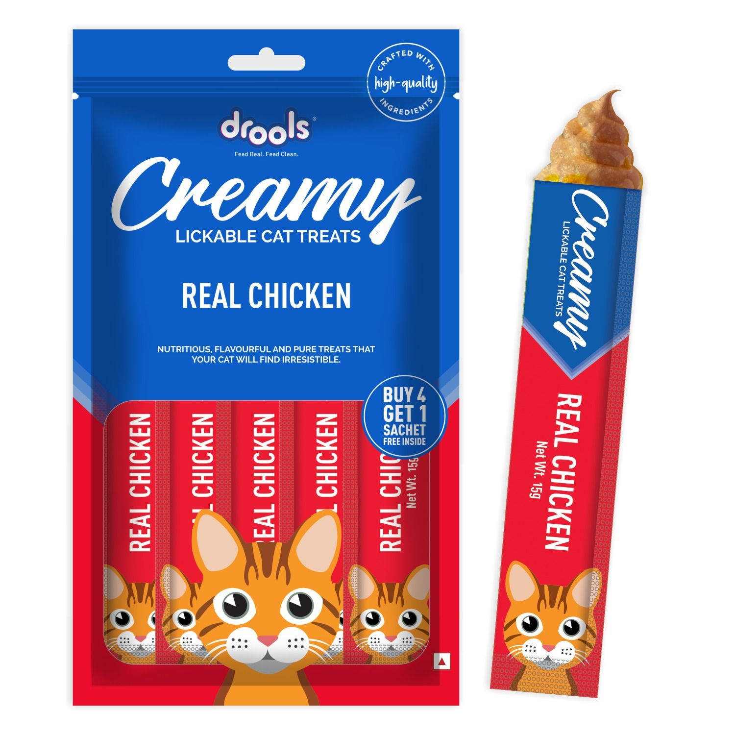Drools Creamy Real Chicken 5 Sticks_0