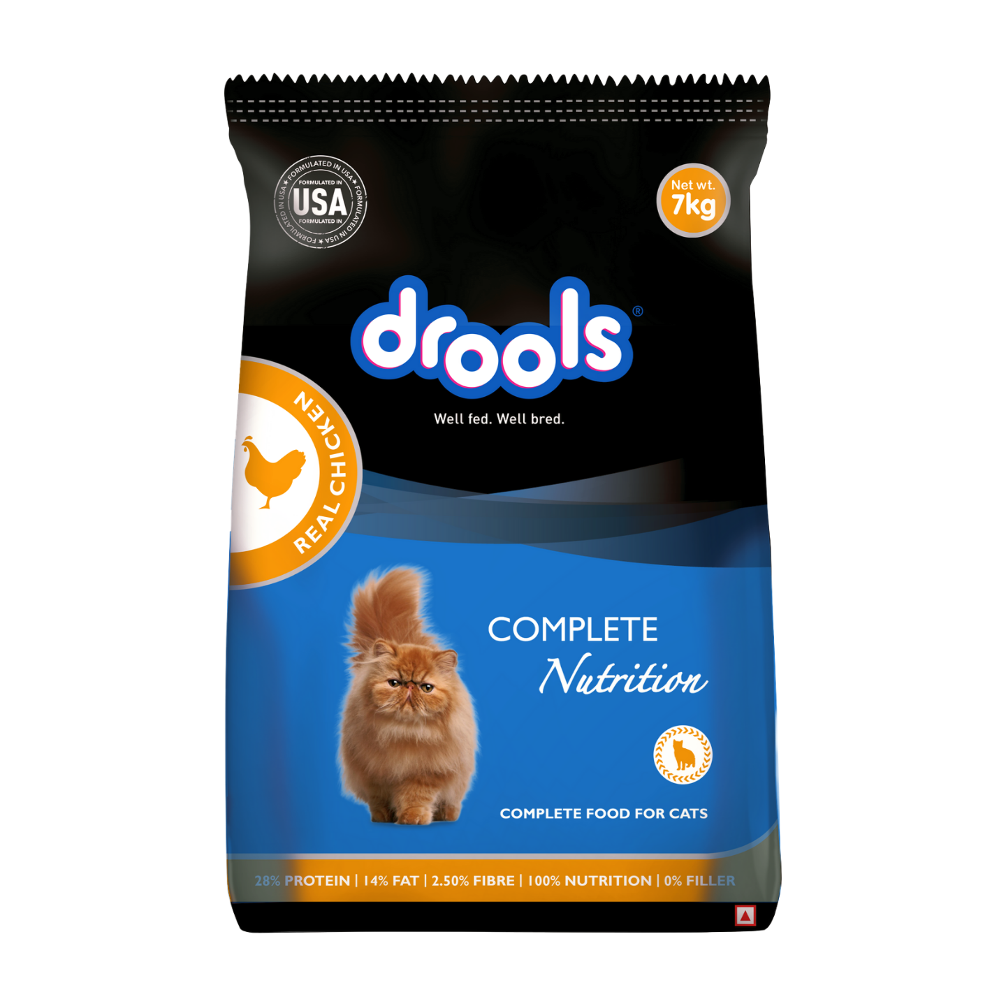 Drools AdultCat Dry Food Real Chicken 7kg_0