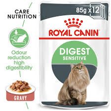Royal Canin Feline Care Nutrition Digest Sensitive Gravy (WET FOOD - Pouches)  85g_0