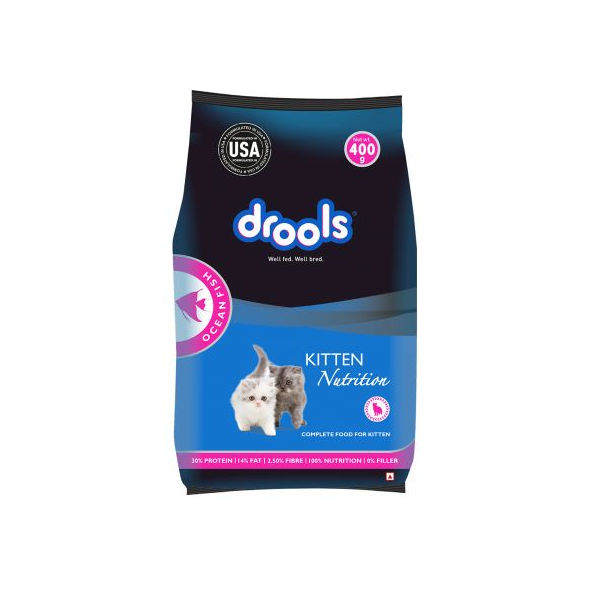 Drools Kitten Dry Food Ocean Fish 400g_0