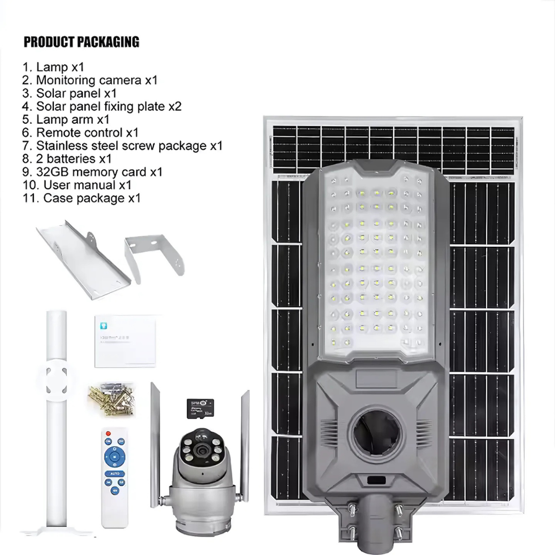 Commercial Solar Street Light with WiFi Camera 600W _1