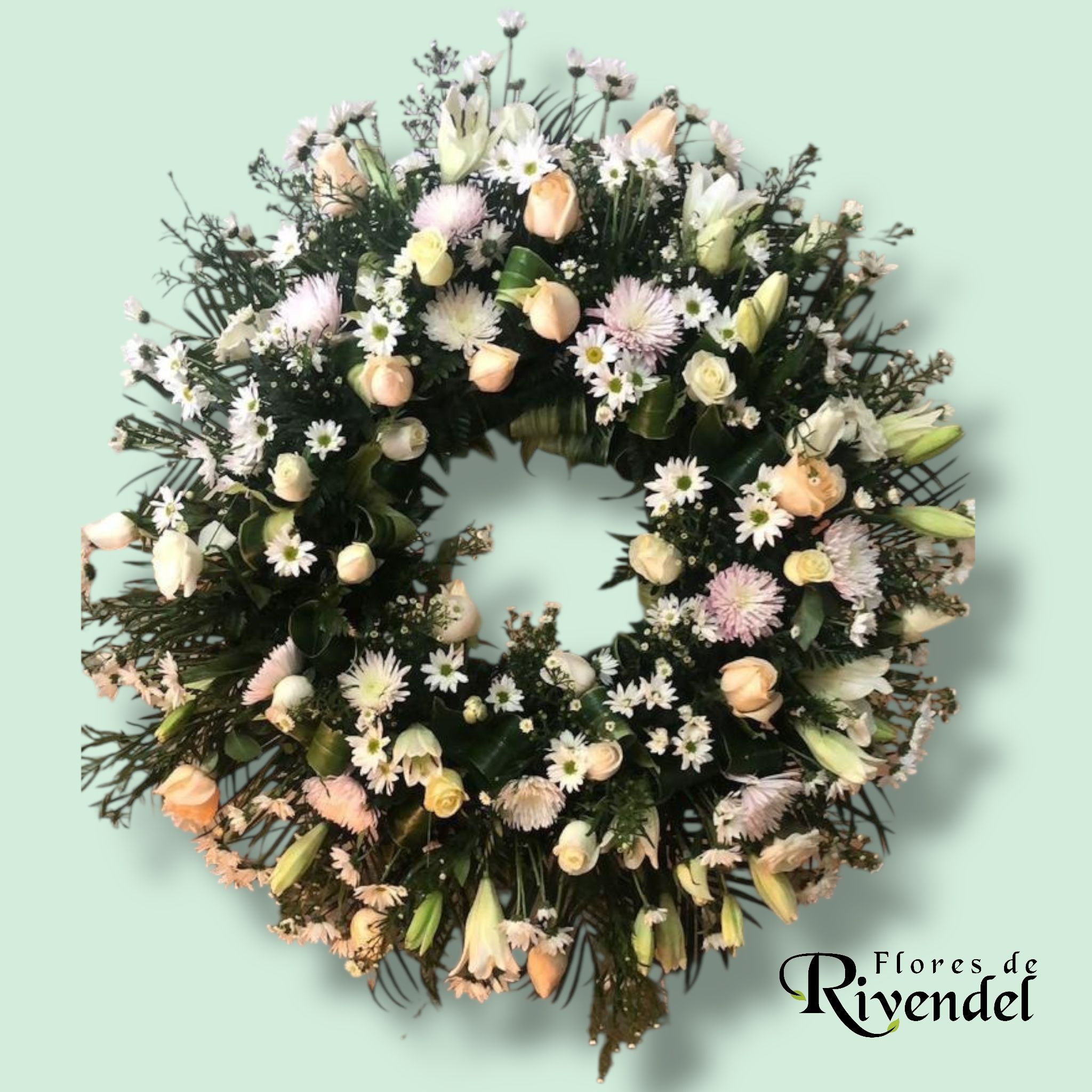 Corona fúnebre clásica _0