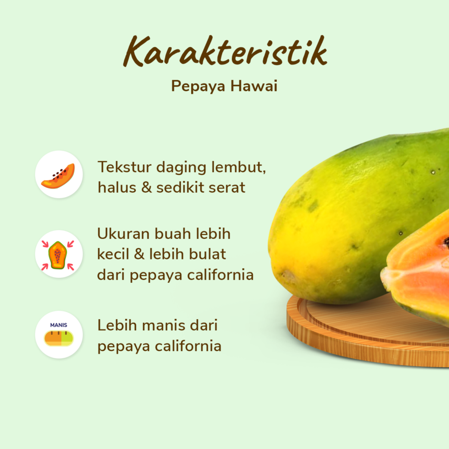 Pepaya Hawai 1-1.5 kg 1pcs_1