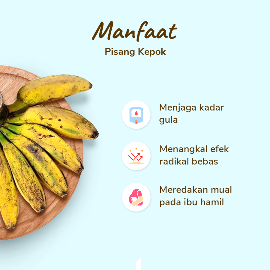 Pisang Kepok Kuning pack 450-600 gram_2