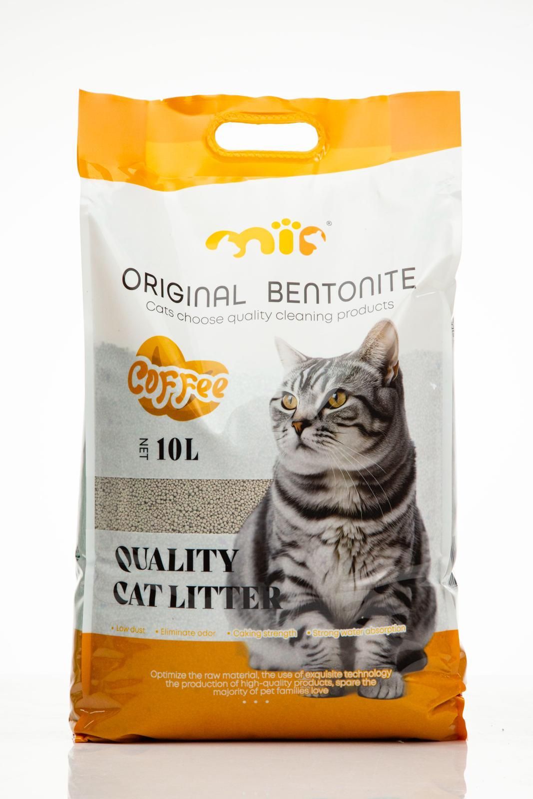 Mi Pets Benotine White Cat Litter Coffee 10L_0