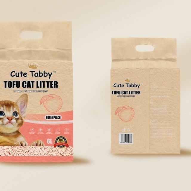 Mi Pets Tofu  Cat Litter Peach 6L_0