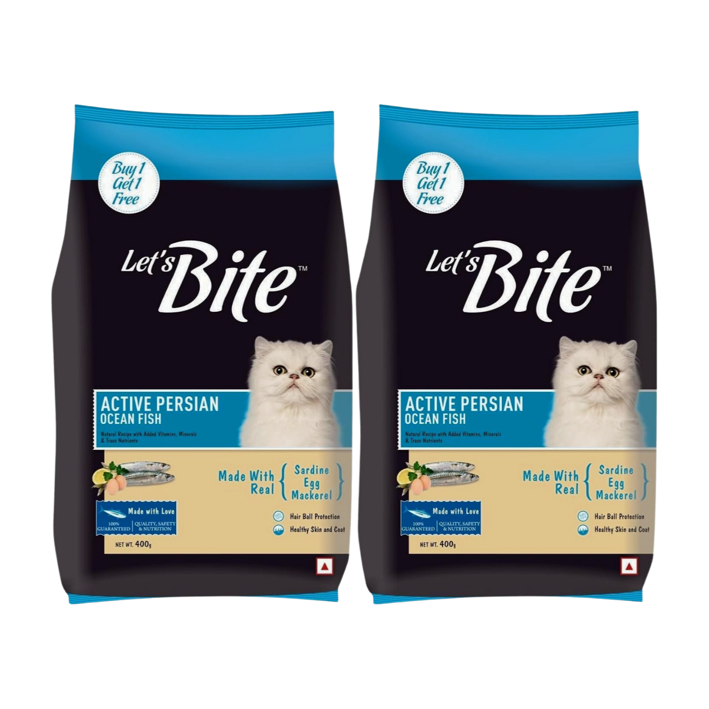 LetsBite Cat Food Active Persian 400g - Buy 1 Get 1 Free_0