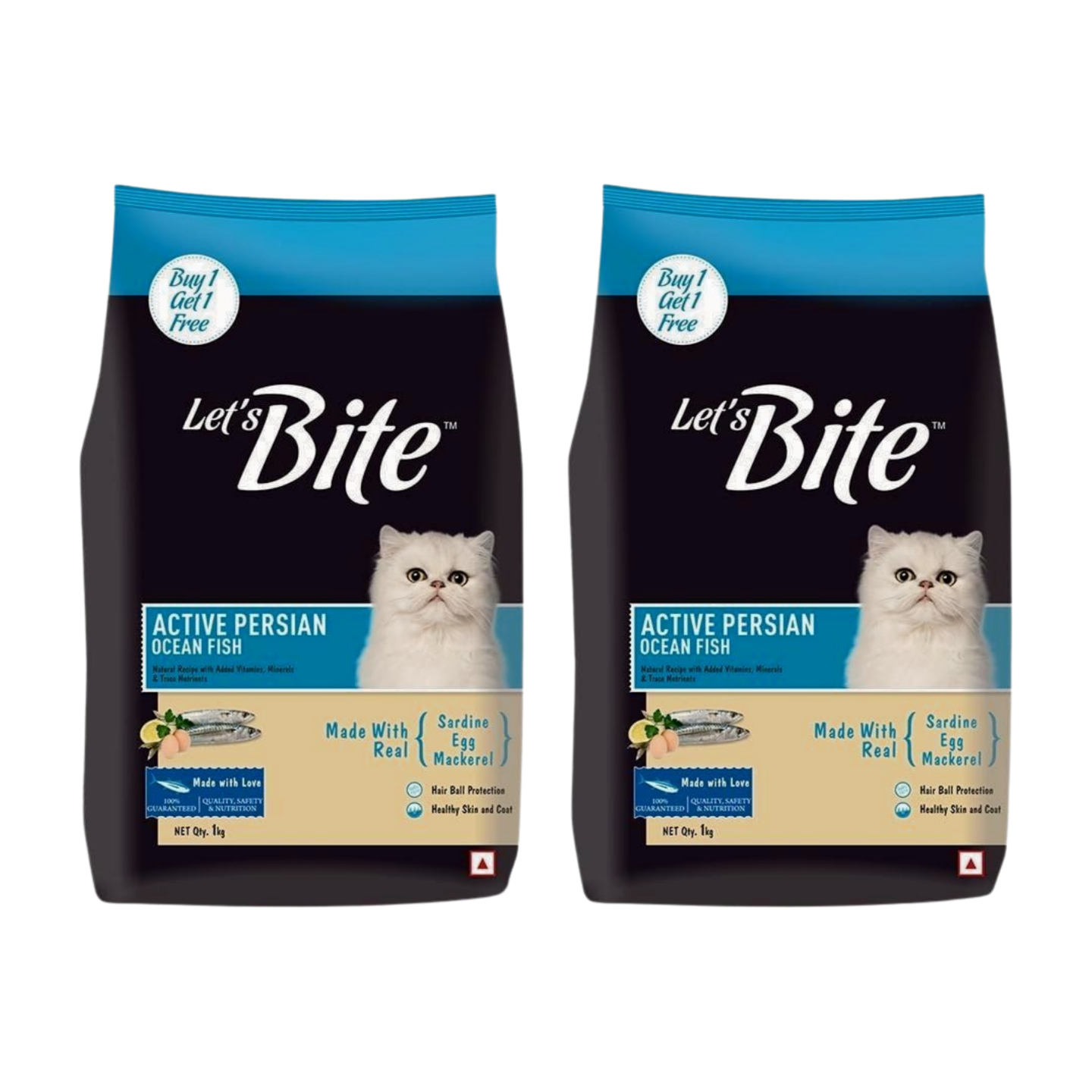 LetsBite Cat Food Persian 1kg - Buy 1 Get 1 Free_0