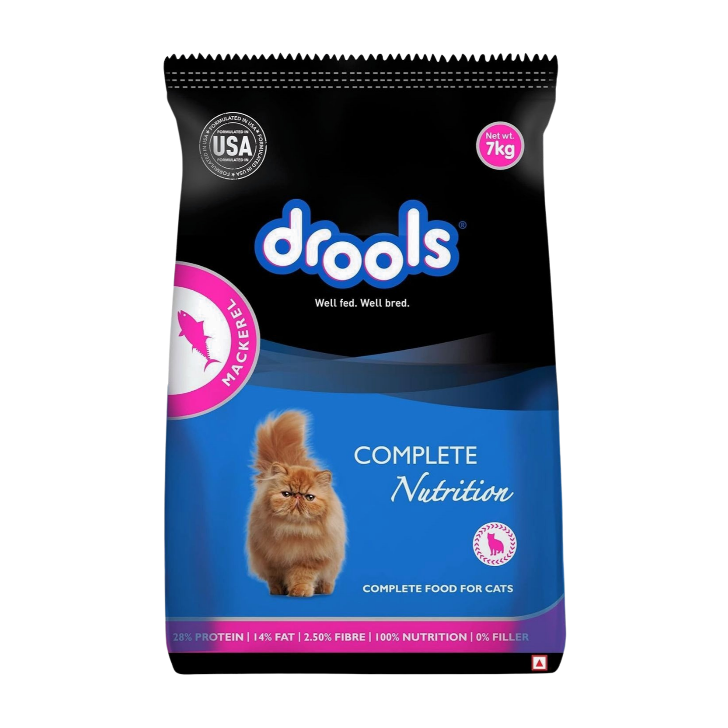 Drools AdultCat Dry Food Cat Mackerel 7kg_0