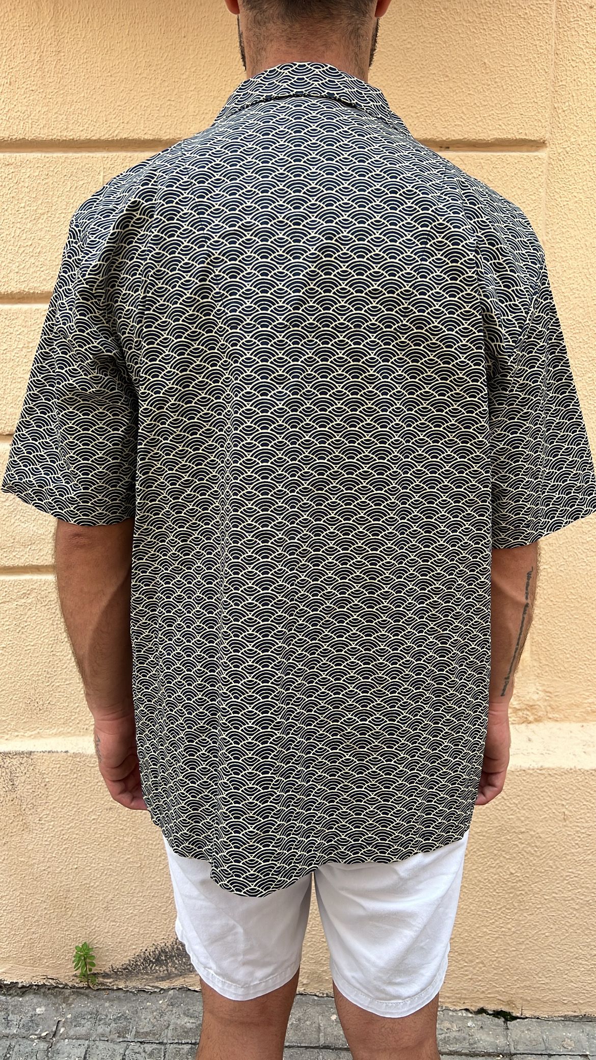 Japanese Wave Print Shirt_2