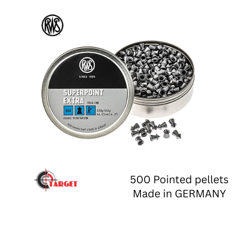 Superpoint Extra  - 500Pcs - Made in GERMANY / Air Rifle / Air Rifle Pellets / Shooting_1