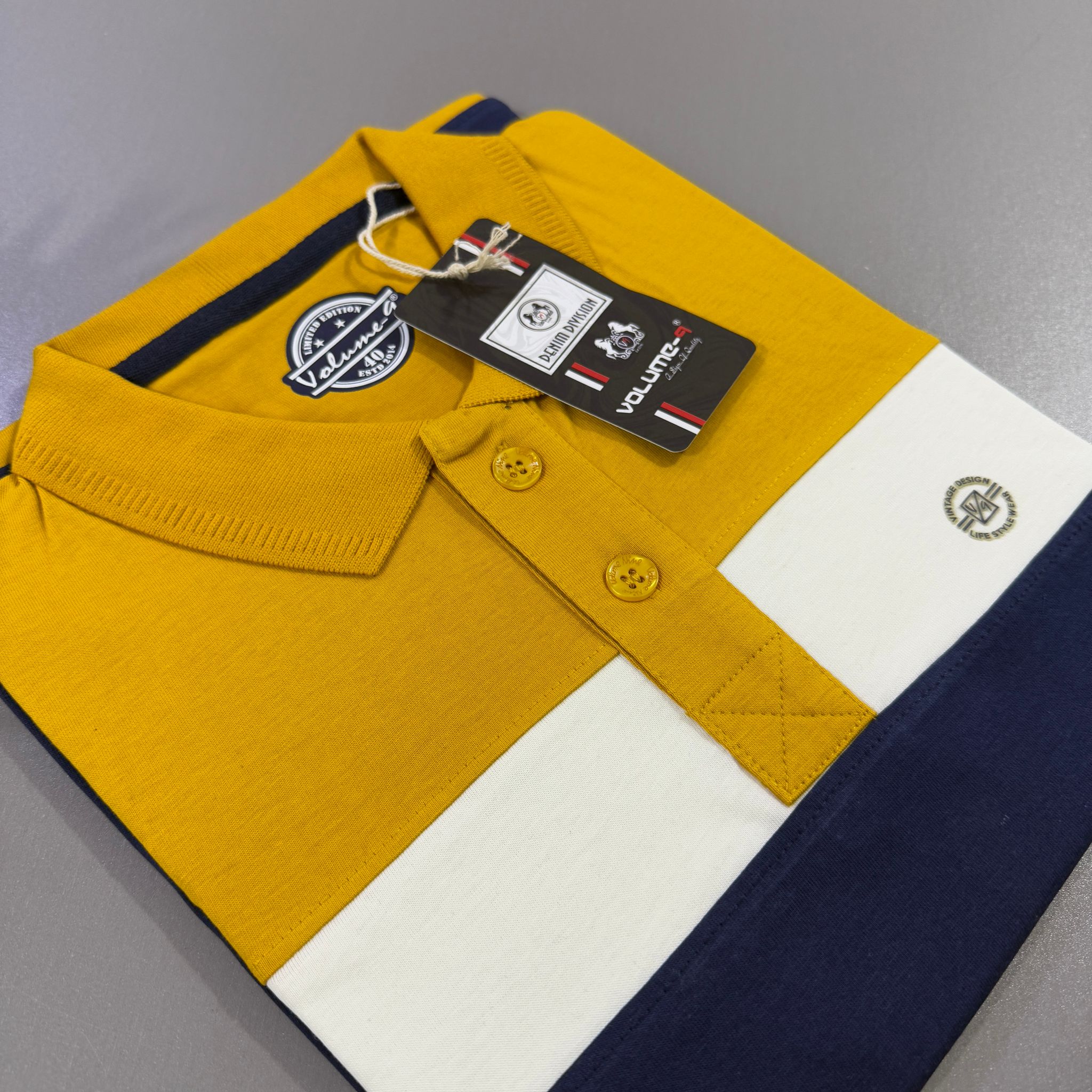 VOLUME-9 STRIPPED POLO- 05 _2