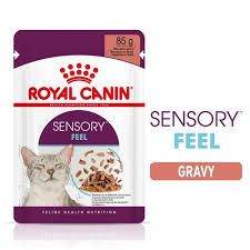 Royal Canin Feline Health Nutrition Sensory Feel Gravy (WET FOOD - POUCHES) 12x85G_0