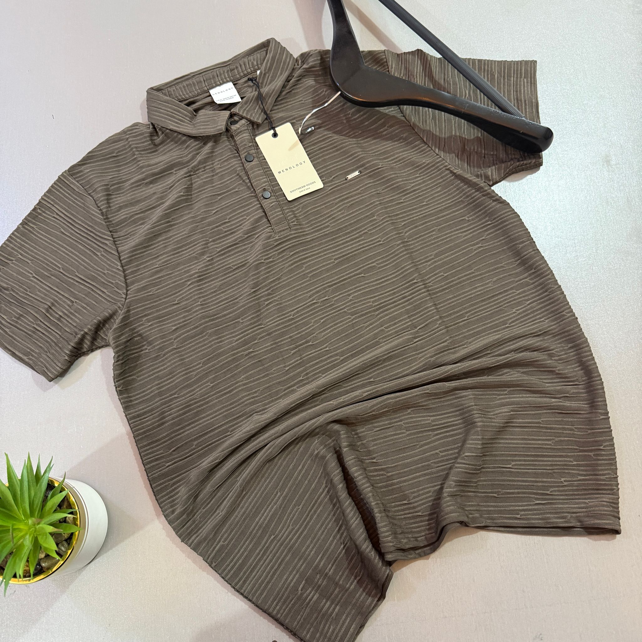MENOLOGY POLO - BROWN_0