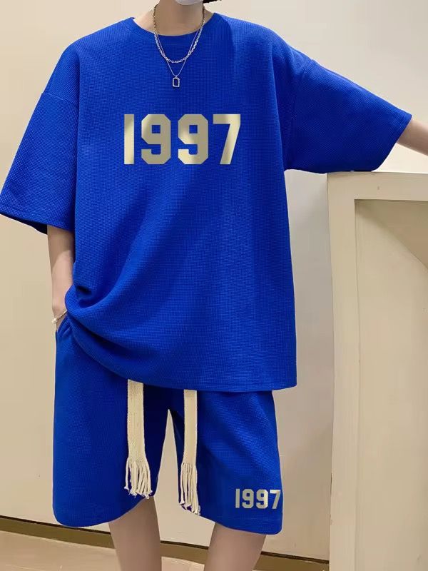 T shirt Lose causal short _1