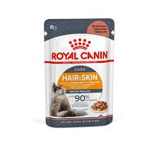 Royal Canin Feline Care Nutrition Hair & Skin Gravy (WET FOOD - Pouches) 12x85g_0