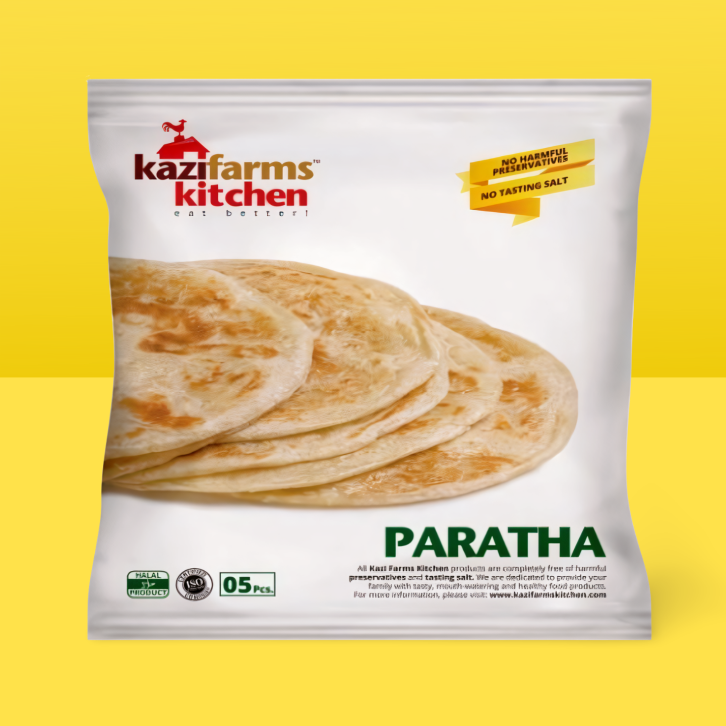 Kazi Farms Plain Paratha 5 piece_0