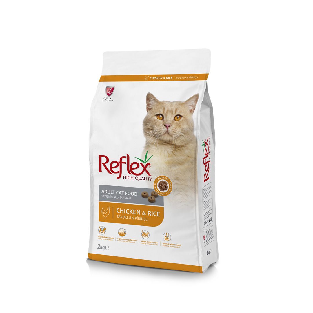 Reflex Adult cat food Chicken & Rice 2 kg_0