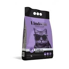 LindoCat  White Bentonite Double Action - 5 L (Lavender)_0