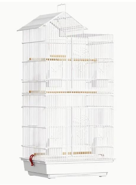 CH Birds Cage L White 48*37*92 CM_0