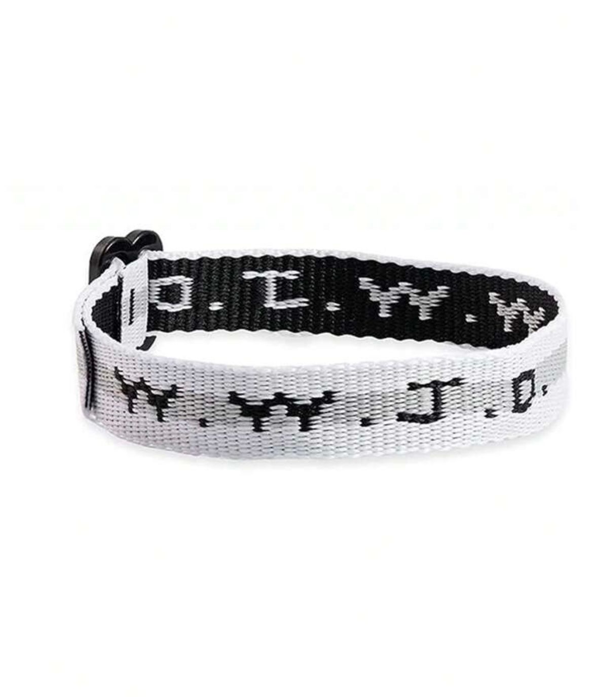 W.W.J.D bracelet white_0