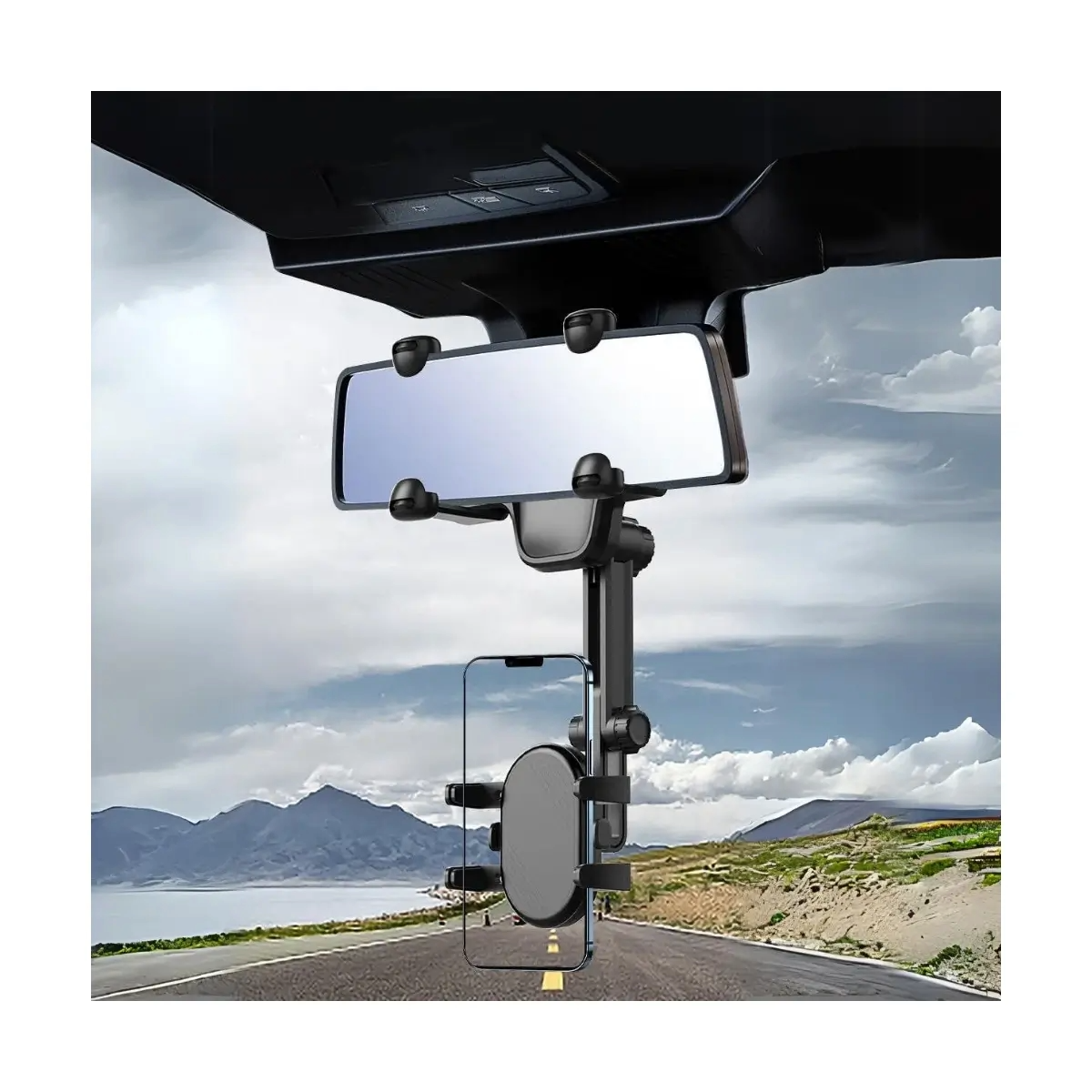 HOLDER RETROVISOR AJUSTABLE 60-100MM 180 GRADOS_1
