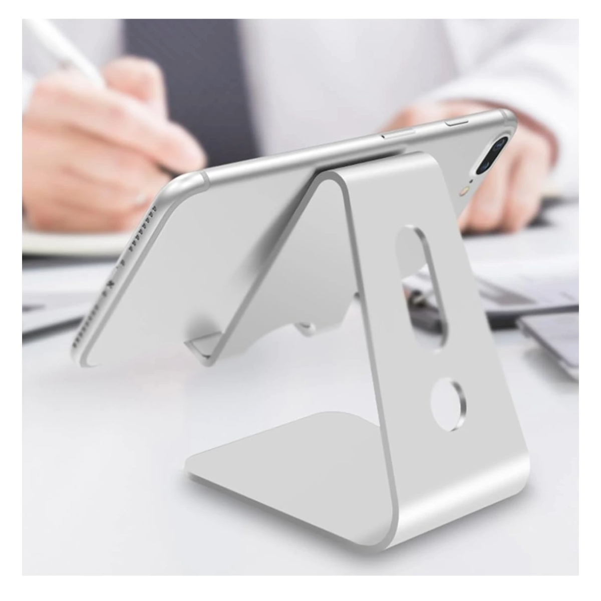 HOLDER METALICO MOCILE MATE PEDESTAL PARA TABLET O CELULAR_1