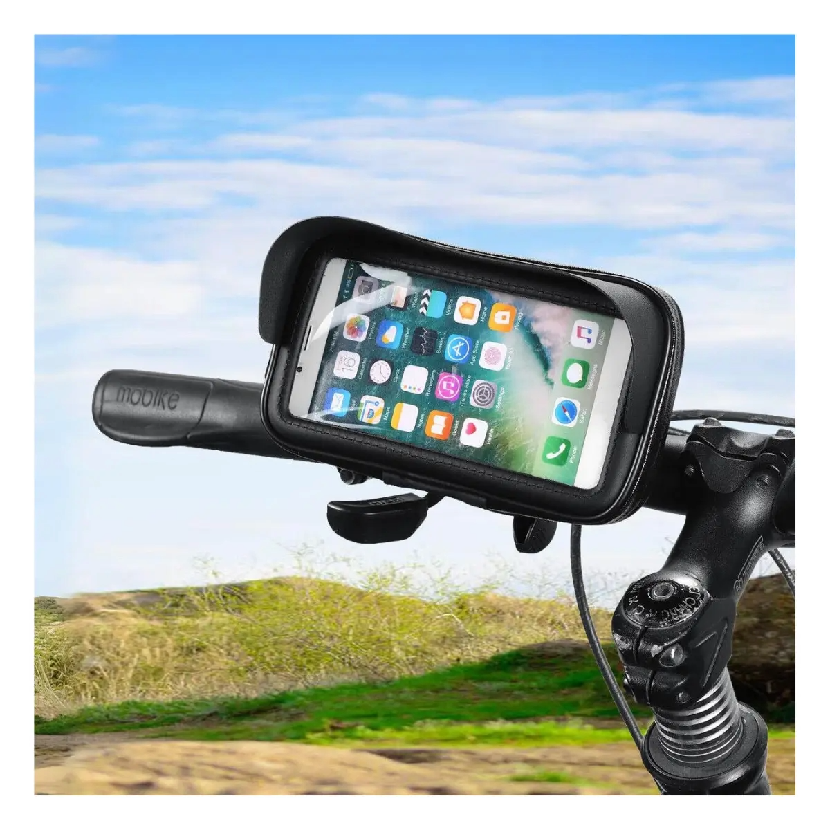 HOLDER CON ZIPPER PARA CEL BRAZO FLEX MOTO **VISERA**_1