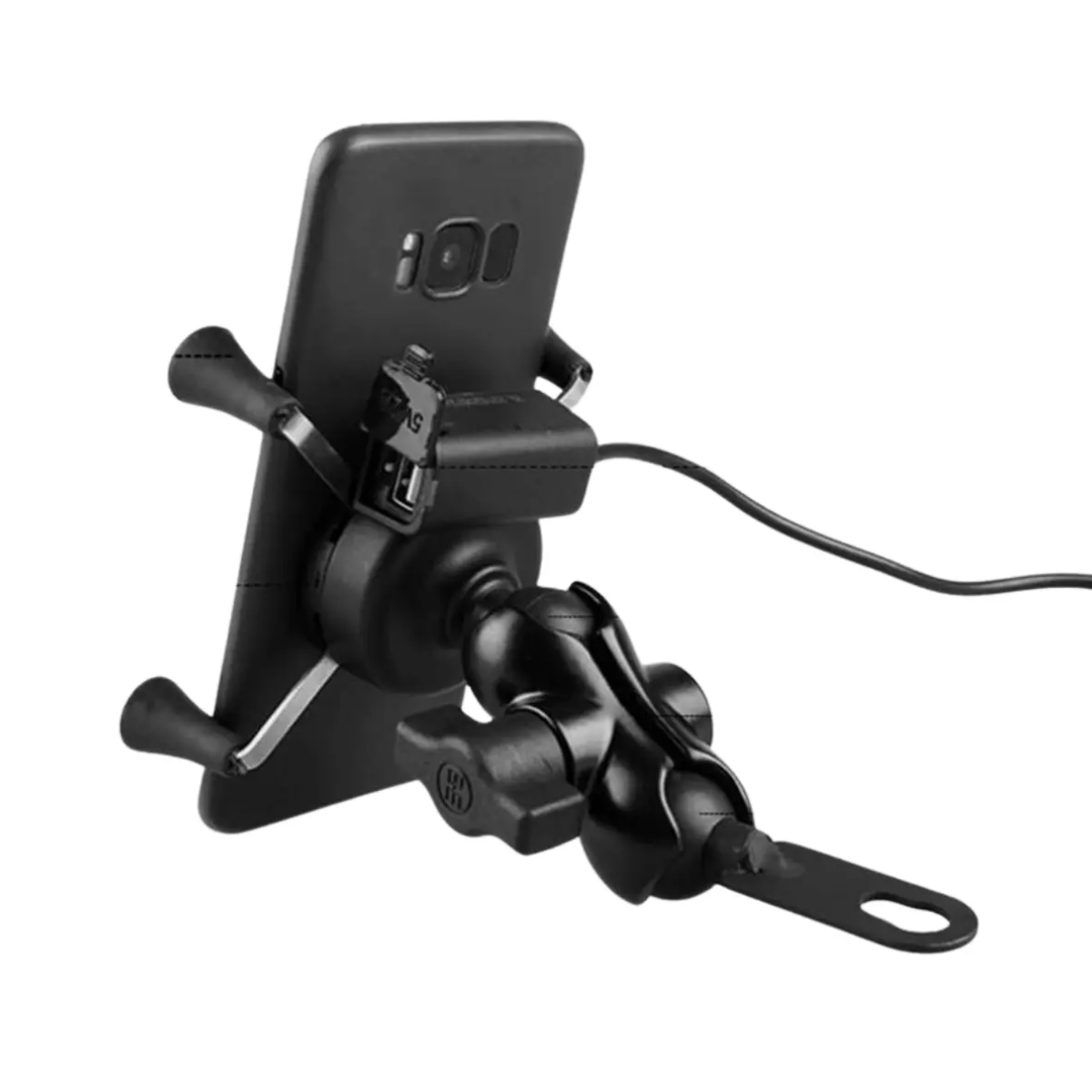 HOLDER ARAÑA CON CARGADOR DE CELULAR PARA MOTO_1