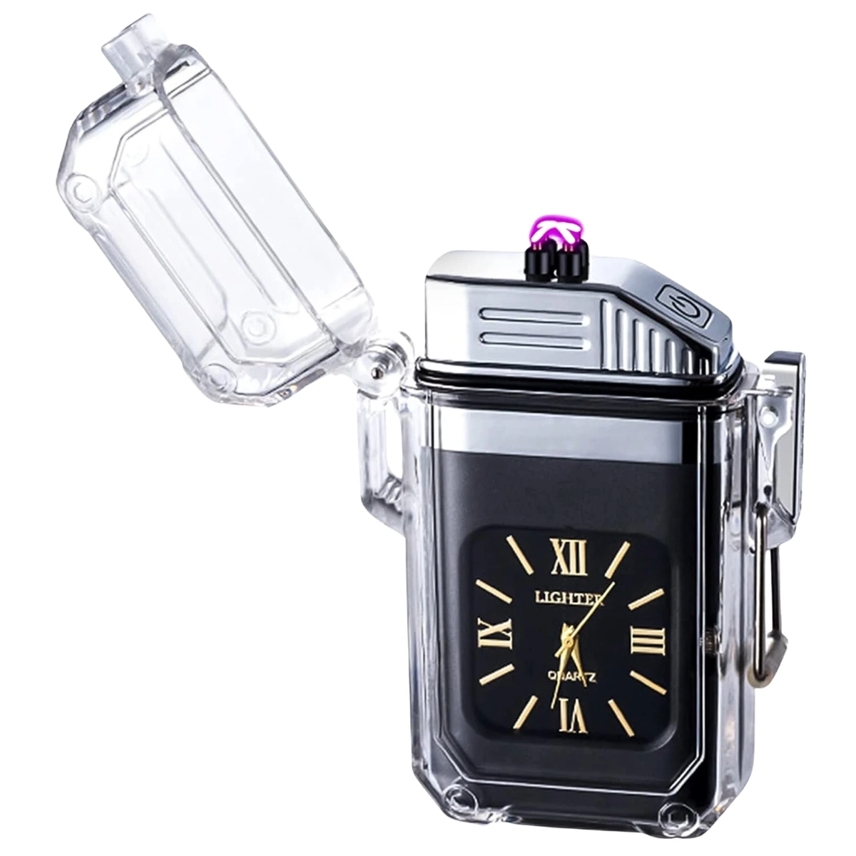 ENCENDEDOR DE CIGARRILLO CON RELOJ ANALG._0