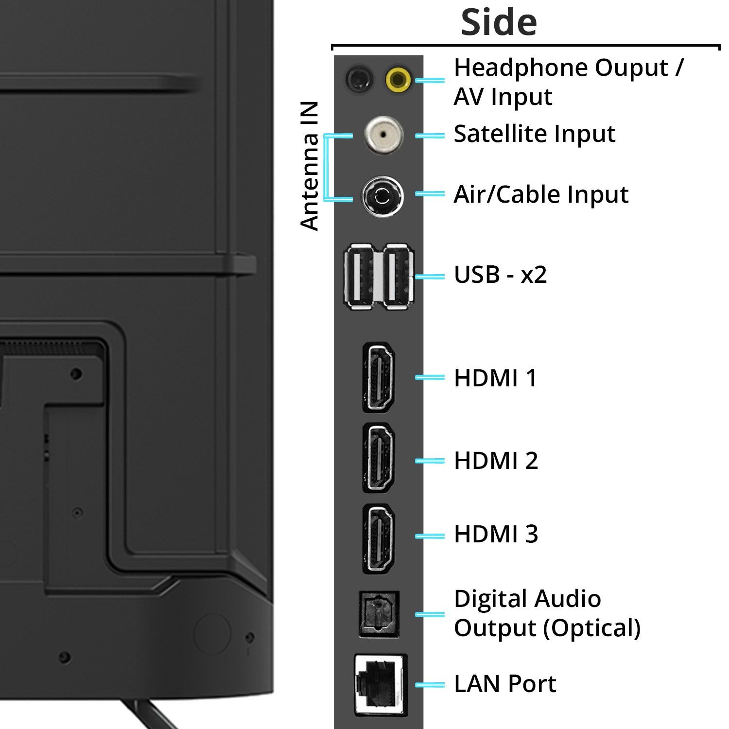 SKYWORTH UHD 4K smart wifi Google TV 60inch_6