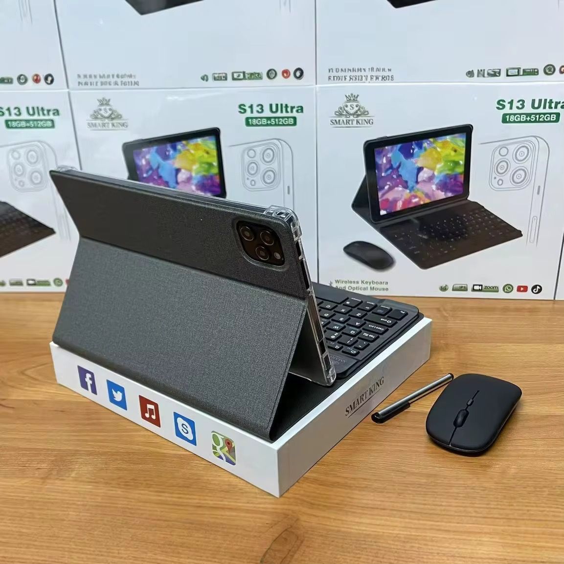 Cross Border Hit SMART KING S13 10.1 Inch Tablet PC Featuring an Unbreakable Screen_0