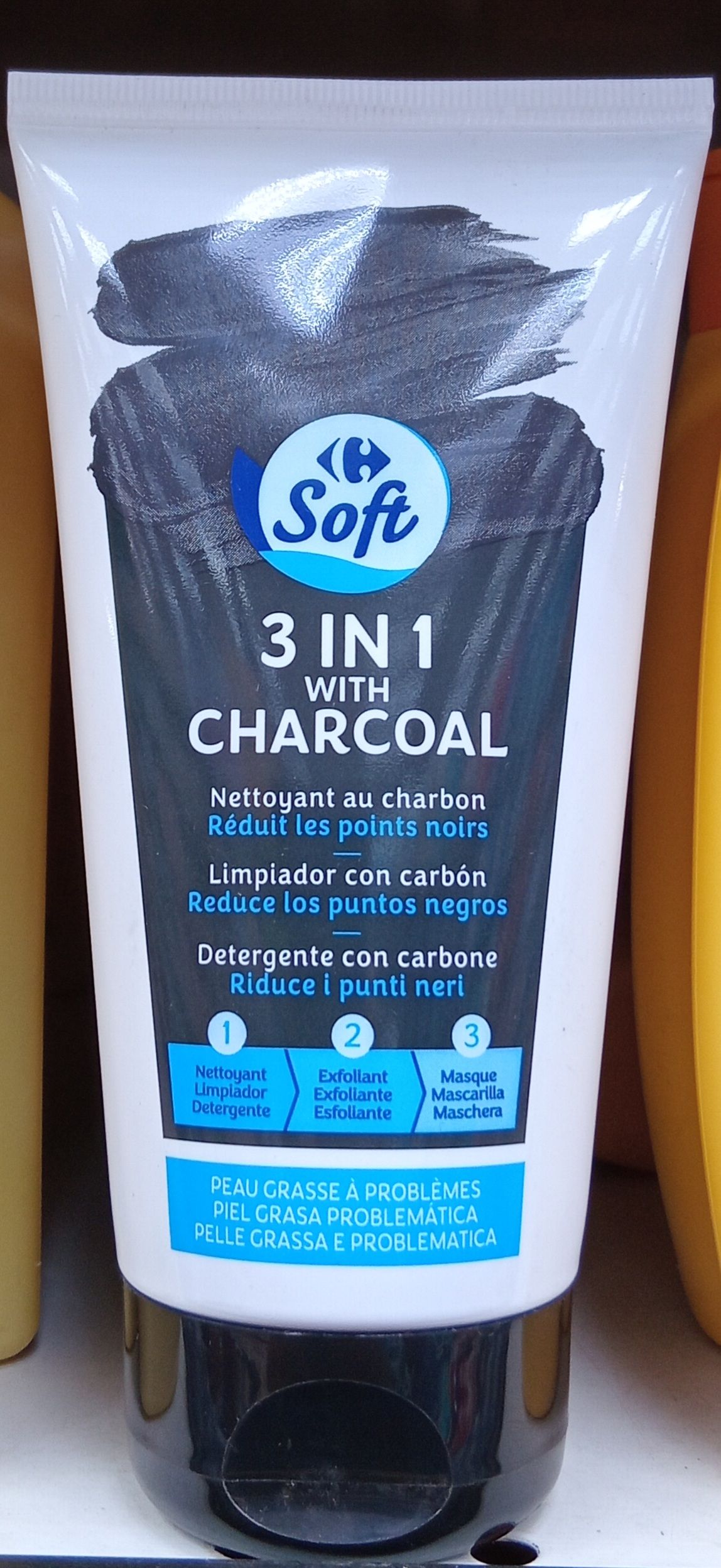 Crf Soft Visage Nettoy. Gel Charbon 150ml_0