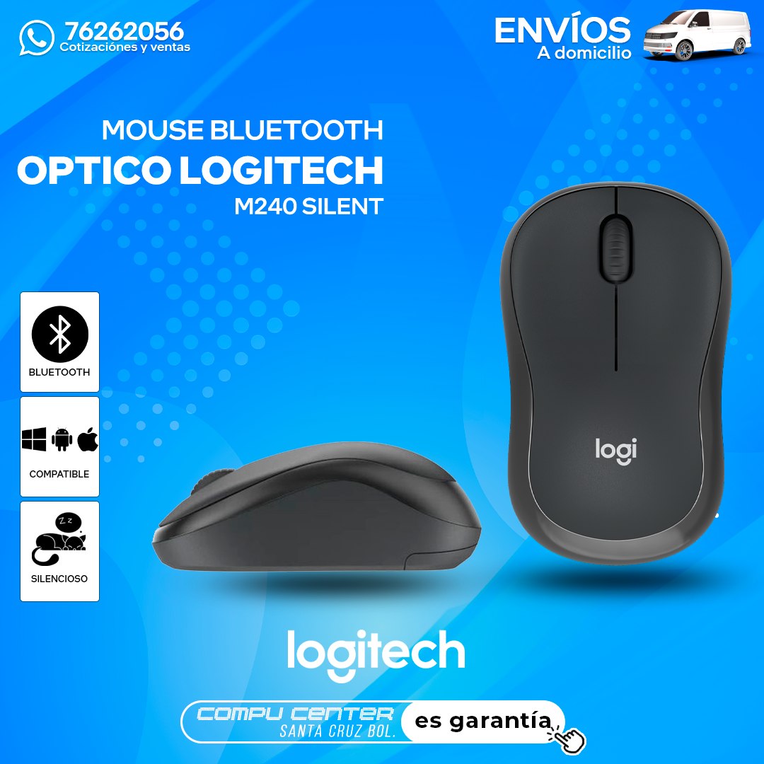 LOGITECH M240 / MOUSE BLUETOOTH / SILENCIOSO_0