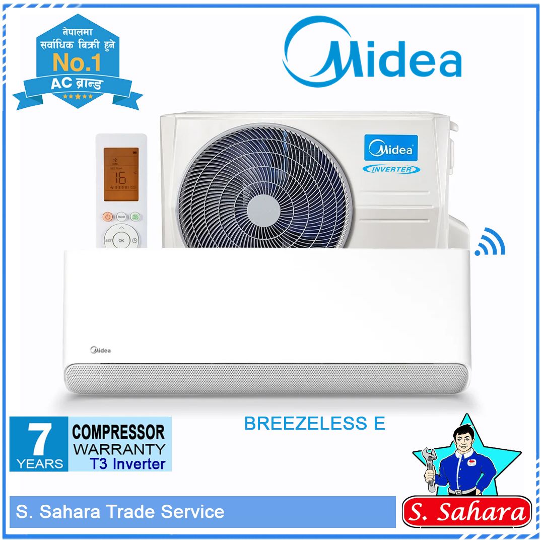 Midea Breezeless E series T3 Inverter WM Air Conditioners_0