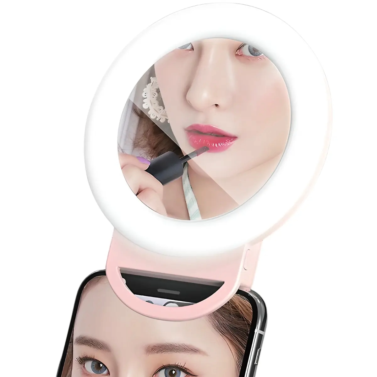 ARO DE LUZ SELFIE 12CM CON ESPEJO hr-20_1