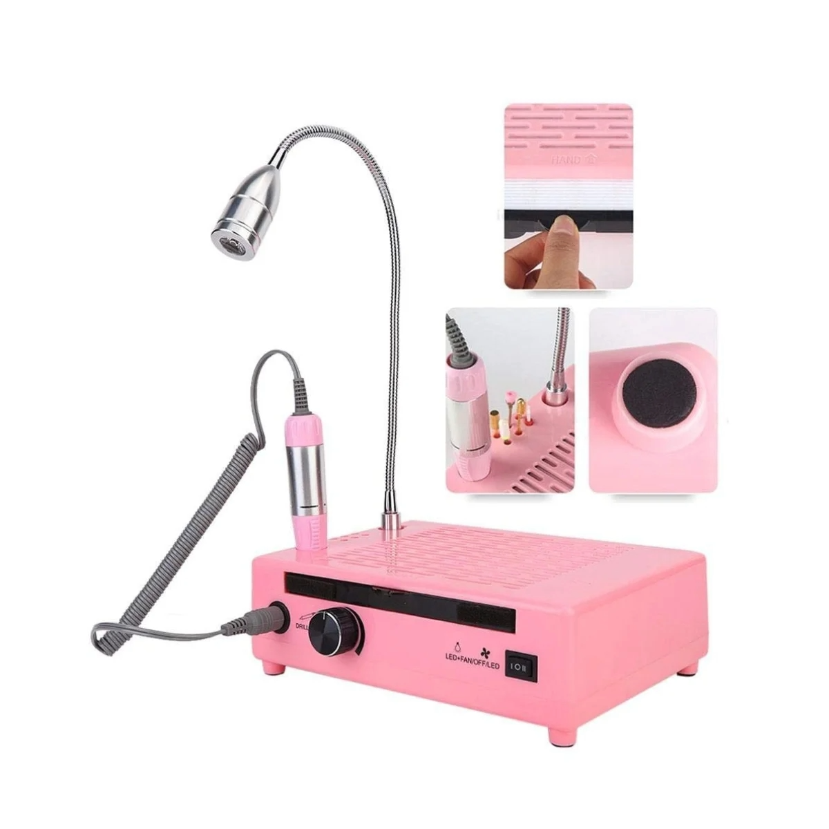 SET DRILL UñAS MESA DE TRABAJO PARA LIDAN DC-240_1