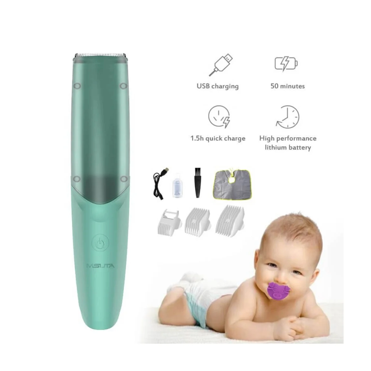 RASURADORA PARA BEBE INALAMBRICA WATERPROOF_0