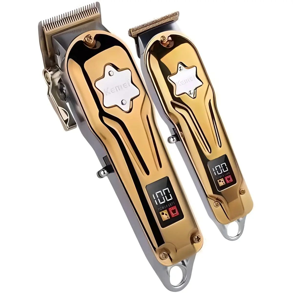 RASURADORA KEMEI PROFESIONAL SET 2 INALAMBRICA KM-2011 2000MAH_0