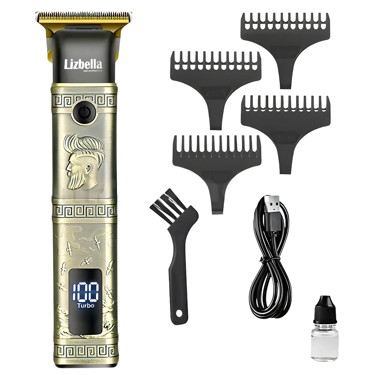 RASURADORA CORTA PELO LIZBELLA LB-903 OLD SCHOOL_1