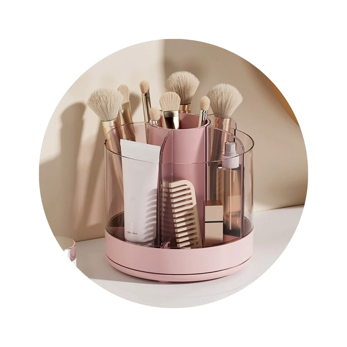 ORGANIZADOR ROTATIVO PARA COSMETICOS 6 COMPART_1