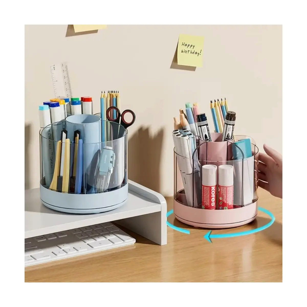 ORGANIZADOR ROTATIVO PARA COSMETICOS 6 COMPART_0