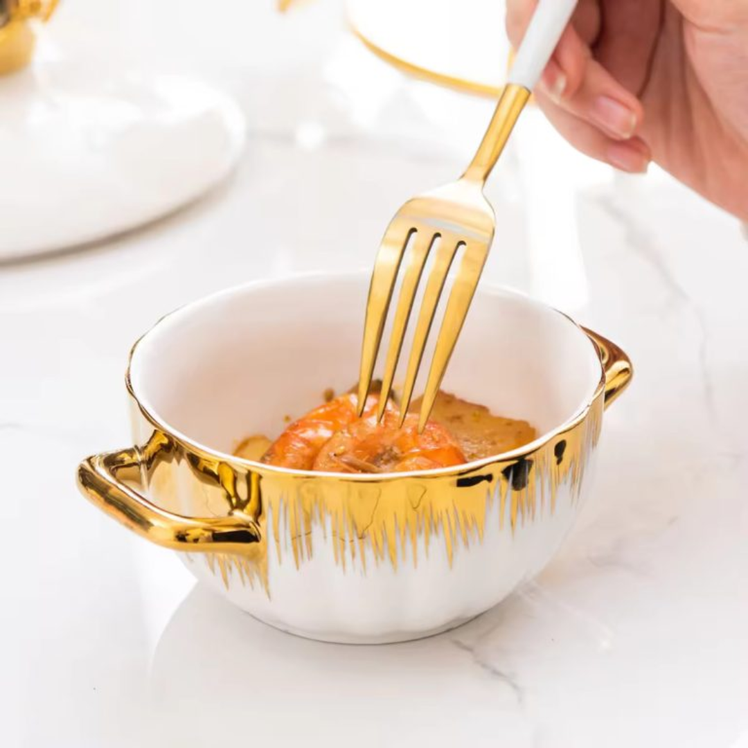 MARBLE BUFFET SOUP POT SET_4