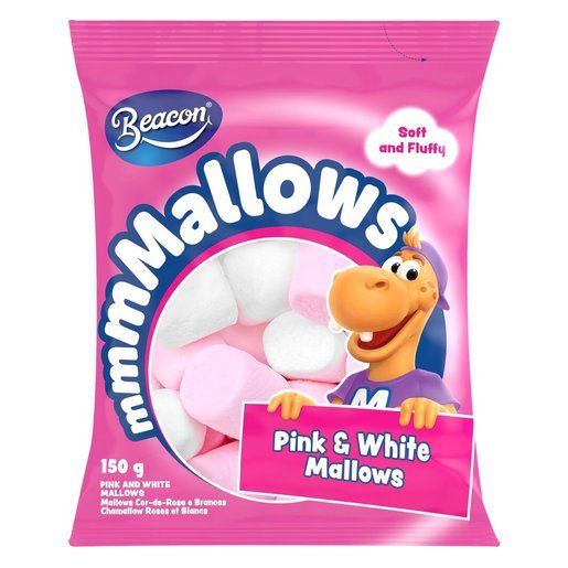 Beacon Mallows Pink & White (150G)_0