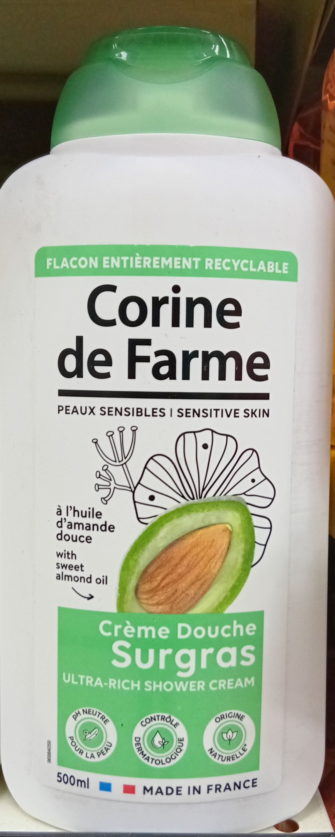 Corine De Farme Douche Cr. Amand. 500ml_1