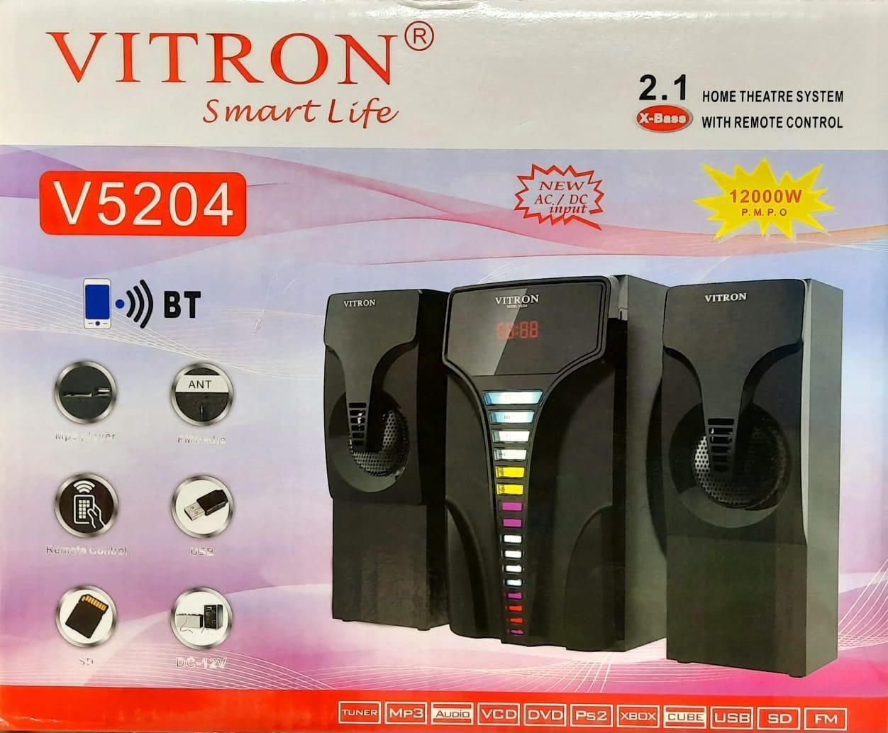 VITRON V5204 HOME THEARTRE SYSTEM WITH REMOTE CONTROL _0