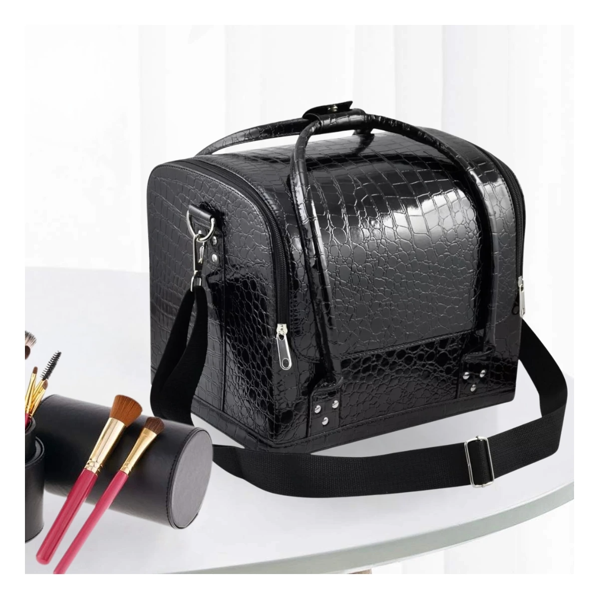 CAJA ORGANIZADOR DE COSMETICOS 5 COMP. FASION BAG_2