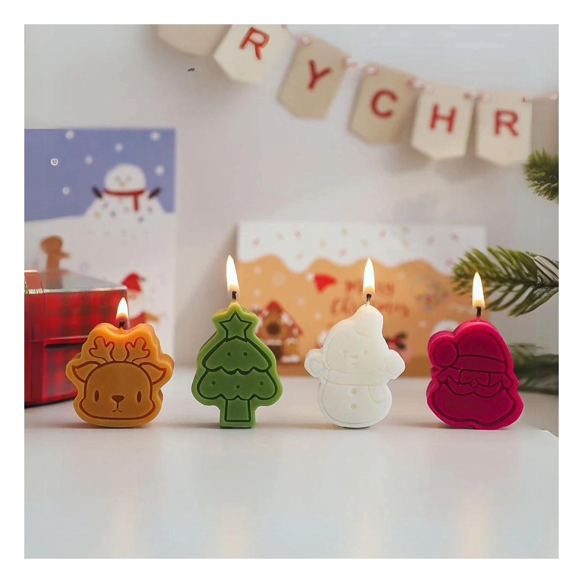 VELA NAVIDAD SET DE 4_1